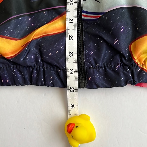 NWT🧥  Members Only x Daffy Duck "Tune Squad" Black Windbreaker Jacket SZ-S - Picture 15 of 16